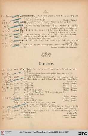 Convolute (Nr. 4196-4390)