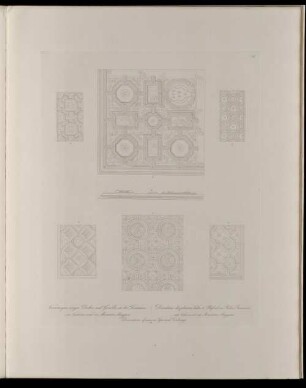 34. (30.). Décorations des plusieurs Voutes et Plafonds au Palais Farnesina, au Vatican et au Monastero Maggiore.