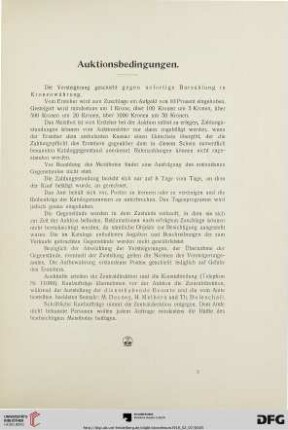 Auktionsbedingungen