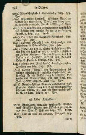 146-173, q) Libri Miscellanei.