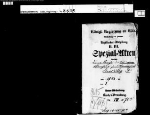 Die evangelischen Kirchen- und Pfarrhausbauten zu Oberkassel