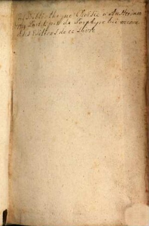 Porphyriu philosophu Pythagoriku Peri apochēs empsychōn biblia tessera : Tu autu Tōn pros ta noēta aphormōn ...