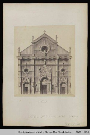 Domfassadenentwurf 16 "Libera Chiesa in libero Stato"