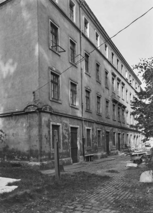 Dresden-Leipziger Vorstadt. Alter Schlachthof, Goethestraße. Wohngebäude