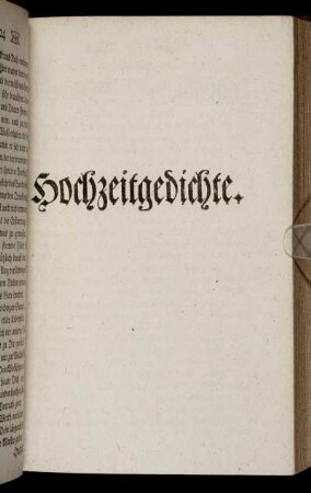 Hochzeitsgedichte.