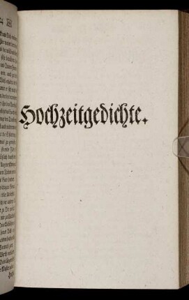 Hochzeitsgedichte.