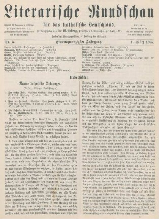 65-70 Neuere katholische Dichtungen
