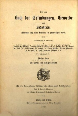 Das neue Buch der Erfindungen, Gewerbe und Industrien : Rundschau auf allen Gebieten der gewerblichen Arbeit. 5