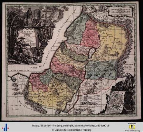 Palaestinae accurata descriptio geographica.