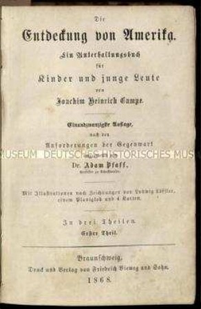 Belletristische Darstellung der Entdeckung Amerikas