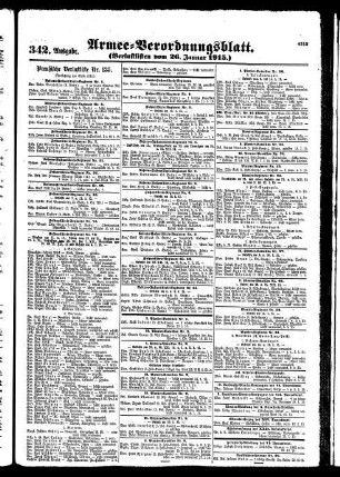 342.Ausgabe. Dienstag, 26. Januar 1915