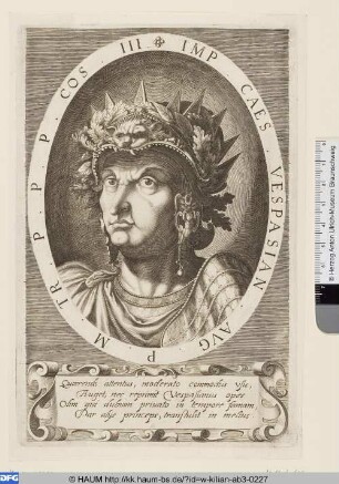 [Vespasian, Römisches Reich, Kaiser]