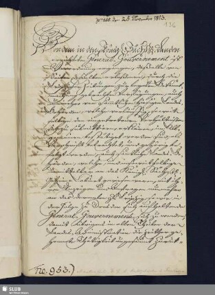 Nr. 136. Manteuffel, Ernst Friedr. Adam von