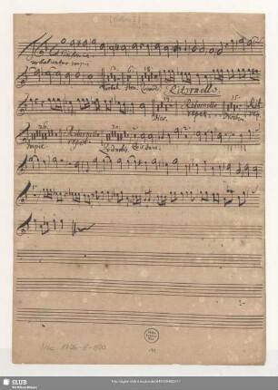 [Violino 1mo / Fagotto]