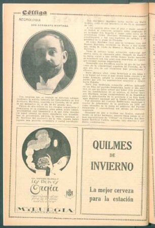 Necrología : Don Heriberto Martínez
