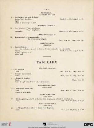 Tableaux (Nr. 13-43)