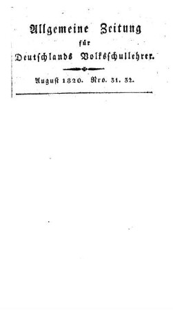 31/32: Heft 31/32