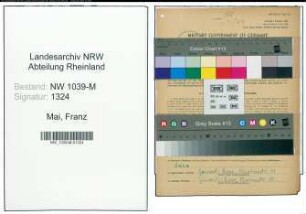 Entnazifizierung Franz Mai , geb. 24.08.1899 (Fuhrunternehmer)
