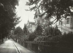 Friedrichroda, Büchigs Promenade : Friedrichroda. Fremdenheime, Büchigs Promenade. Straßenansicht