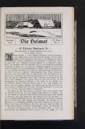 Dezember 1915 25. Jahrg. Nr. 12