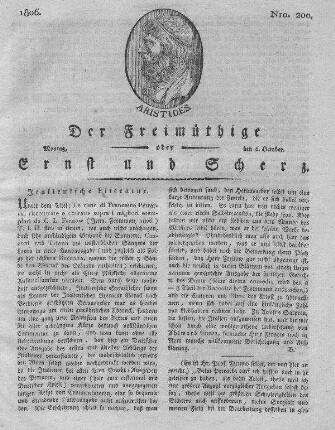 Nro. 200, Montag den 6. October 1806