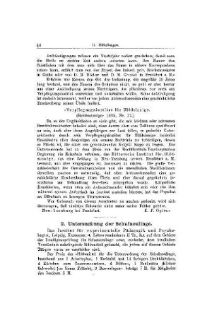 Untersuchung der Schulneulinge : [Mitteilungen]