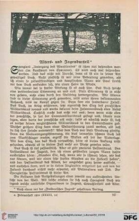 33: Alters- und Jugendurteil