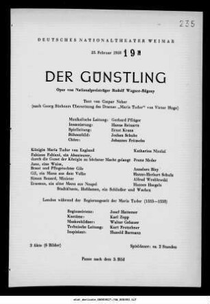 Der Günstling