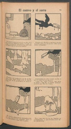 El cuervo y el zorro - [Cómic]