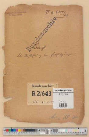 Aufbesserung der Entschädigungen.- Bericht
