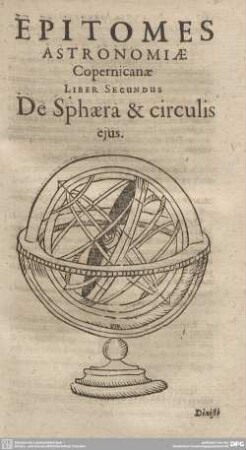 Liber Secundus De Sphaera & circulis eius