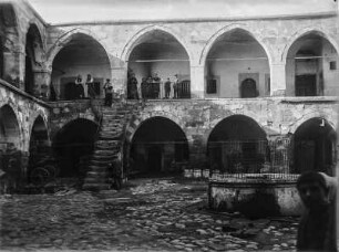Handelshof : Innenhof einer Handelsstation in Kayseri