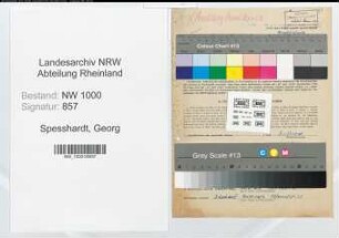 Entnazifizierung Georg Spesshardt, geb. 09.01.1905 (Arbeiter)