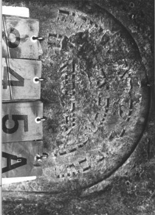 Grabstein 245 (Index: 100009213) Zustand: Vorderseite stark verwittert Maße HxBxT: 110x70x33 cm: Grabstein 245A