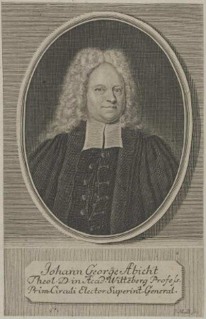 Bildnis des Johann George Abicht