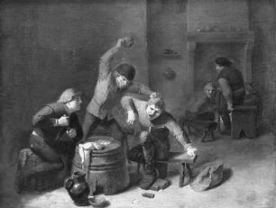 Bauernrauferei beim Kartenspiel