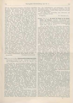 293-294 [Rezension] Löhr, Max, Alttestamentliche Religionsgeschichte