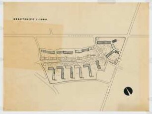 Wohnhäuser Sudetenstraße / Altvaterstraße, Geretsried: Lageplan 1:1000