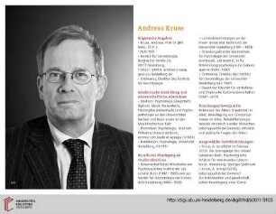 Kruse, Andreas