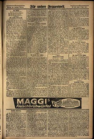 Zweite Ausgabe vom Freitag, den 09. September 1927.