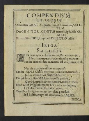 Compendium Theologiae