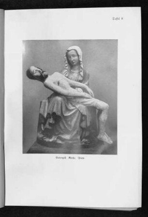 Tafel 8: Gutenzell Kirche Pietà. Ansicht.
