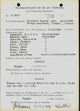 Wagner, Bernhard