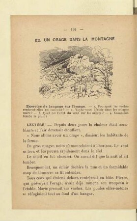 52. Un orage dans la montagne