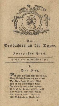 20. Stueck, 17. Mai 1802