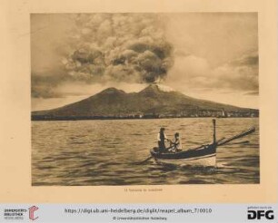Il Vesuvio in eruzione