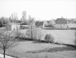 Ostrau. Lommatzscher Pflege, Dolomitbruch Münchhof, Profil Grubenwand