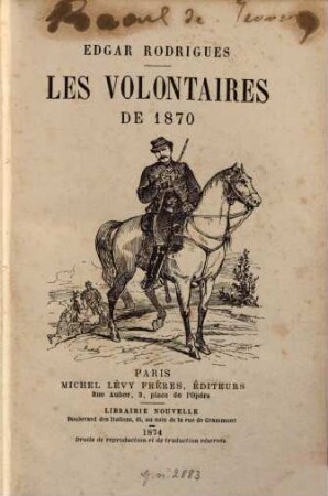 Les volontaires de 1870