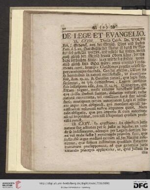 De lege et evangelio