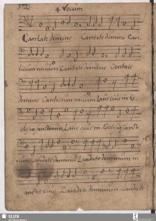 Anonymus: Cantate Domino